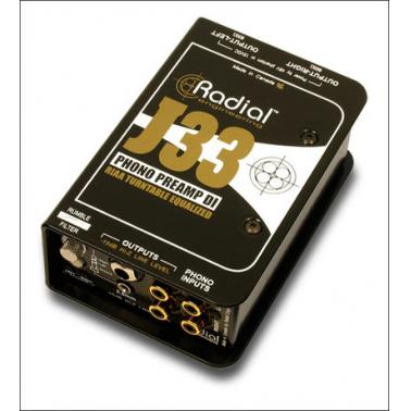 Radial J33 唱机预放大和有源直插盒