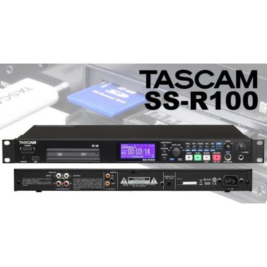TASCAM 天琴 SS-R100 USB/SD/CF卡固态录音机（RCA输入输出口）