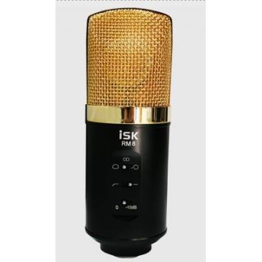 ISKRM8全指向电容麦克风乐器录音K歌主持麦
