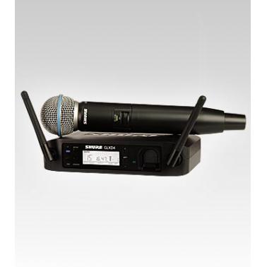 SHURE(舒尔) GLXD24/BETA58A 无线手持一拖一系统套装