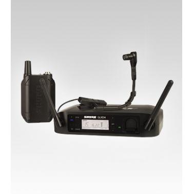 SHURE舒尔 GLXD14/BETA98HC 一拖一乐器无线话筒套装 GLXD14/BETA98H/C铜管乐器无线系统