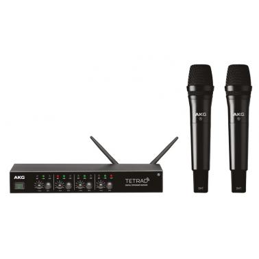 AKG 爱科技DMSTETRAD VOCAL SET P5 (EU) 四通道专业数字无线系统 手持无线一拖二话筒套装