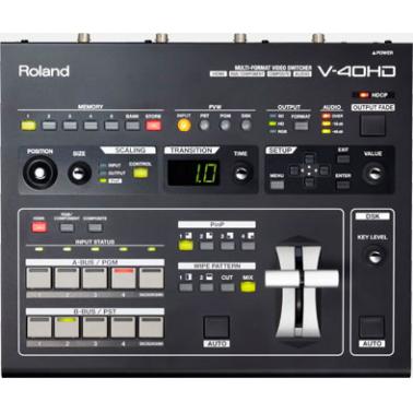 Roland/罗兰 V-40HD 逻兰V40hd 多格式视频切换台 逻兰切换台 罗兰导播台 逻兰特技切换台 罗兰全新旗舰级视频切换系统 多格式视频导播系统