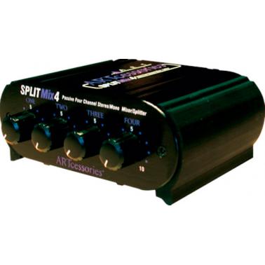 ART微型混音器 SPLITMix4 4通道无源分配器/混音器