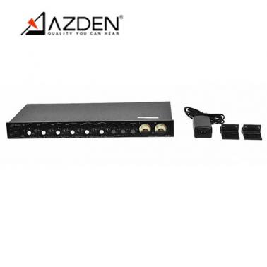 AZDEN阿兹丹 MX-62 6通道机架式调音台 演播室专用调音台
