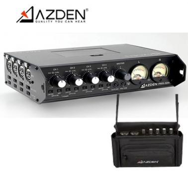 AZDEN阿兹丹 FMX-42a 4通道便携式调音台 影视 调音 摄像机