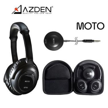 日本AZDEN阿兹丹 MOTO DW-05 无线耳机 手机 电脑 电视耳机 头戴式 2.4G无线耳机