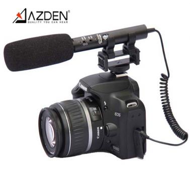 日本AZDEN阿兹丹 SGM-990 单反相机 单反相机用话筒 指向性可调式麦克风 录音 采访 单声道 话筒 麦克 