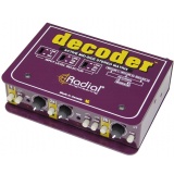 Radial Decoder 3通道输入带混音DI直插盒批发零售 隔离变压器 消除接地回路的噪声DI直插盒 吉他DI盒 Radial DI直插盒