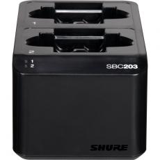 Shure SBC203-CN 舒尔无线话筒充电器 双单元充电座 锂离子电池充电器