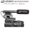 Azden SMX-10 阿兹丹立体声麦克风 单反摄像机机头麦克风 超指向性电容话筒 立体声驻极体电容话筒