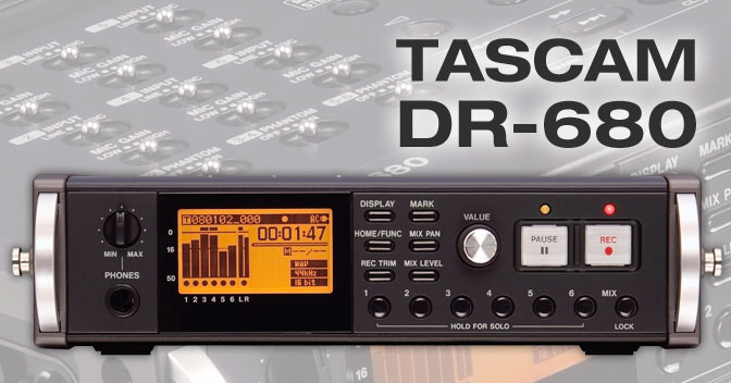 TASCAM DR-680 8轨数字录音机