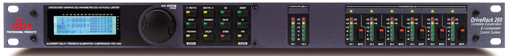 DBX DriveRack 260 数字音频处理器 音箱处理器