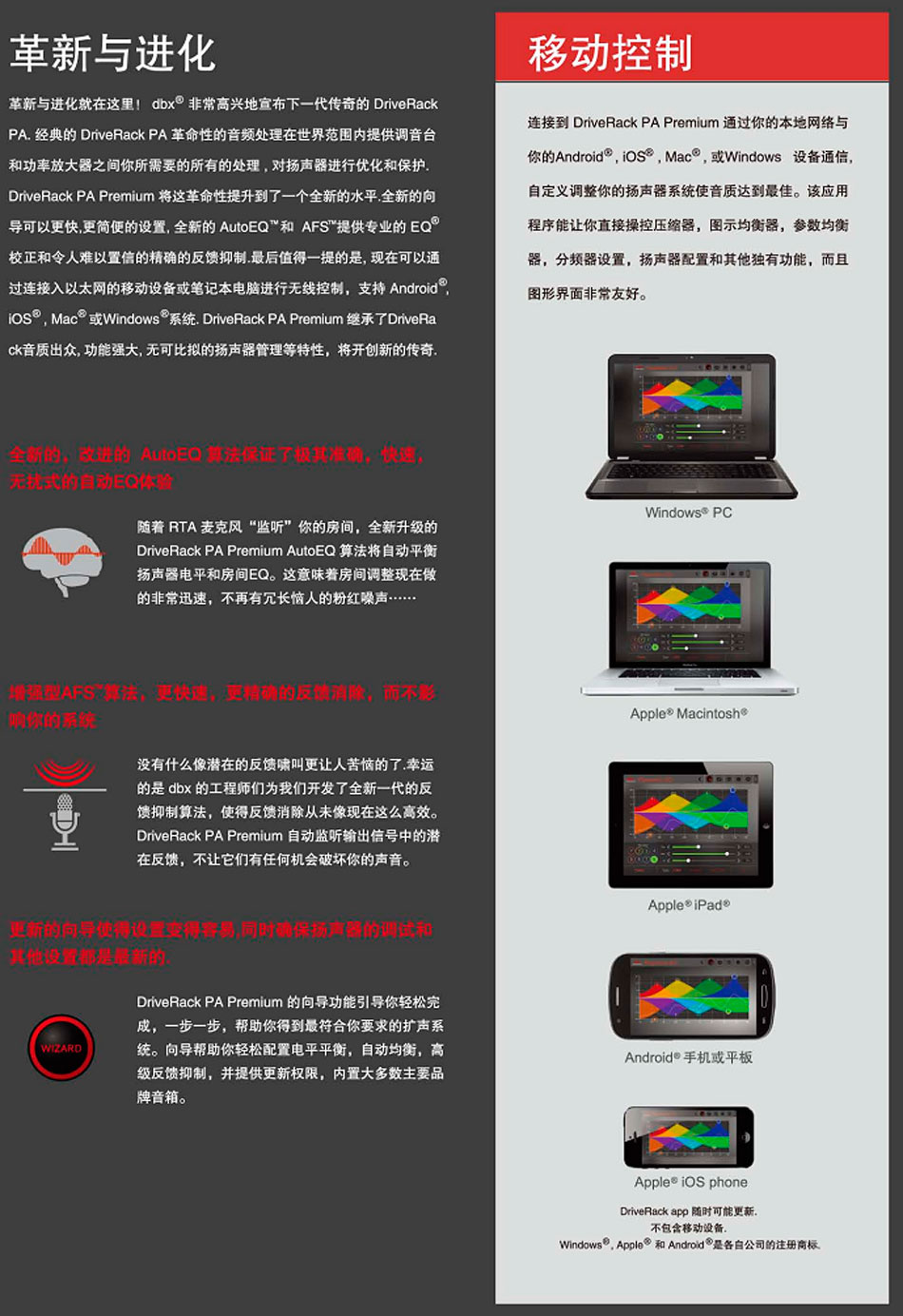 DBX DriveRack PA Premium音频处理器 2进6出音频处理器