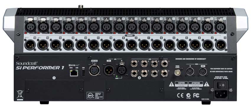 Soundcraft 声艺 Si Performer 1 SIP1 PSI1 16路可以控制灯光数字调音台