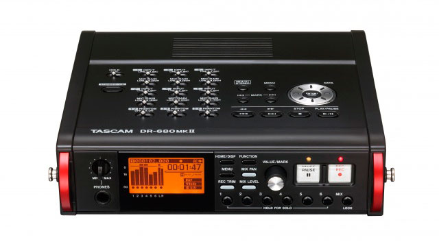 TASCAM DR-680MKII 8轨数字录音机 手持式多声道录音机 多轨录音机