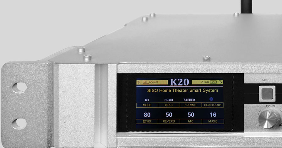 Tripath 崔帕斯 K20 智能影音式KTV解码器 家庭前级效果器 卡拉OK 家庭K歌影院解码器 智能影音式KTV解码器